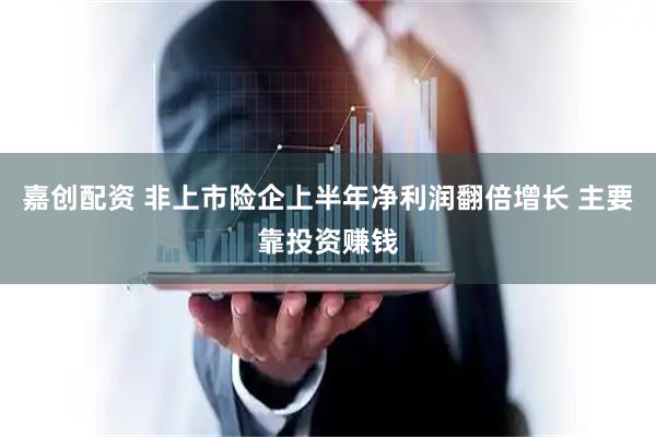 嘉创配资 非上市险企上半年净利润翻倍增长 主要靠投资赚钱